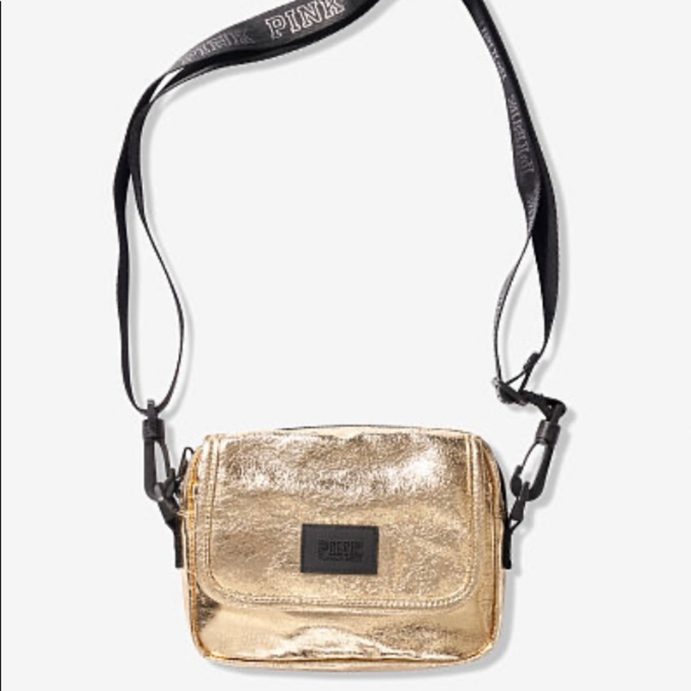 VS *PINK* gold crossbody bag